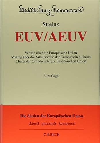 EUV/AEUV Vertrag über die Europäische Union, Vertrag über die Arbeitsweise der Europäischen Union, Charta der Grundrechte der Europäischen Union