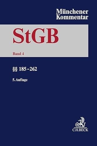 Münchener Kommentar zum Strafgesetzbuch Bd. 4: §§ 185-262