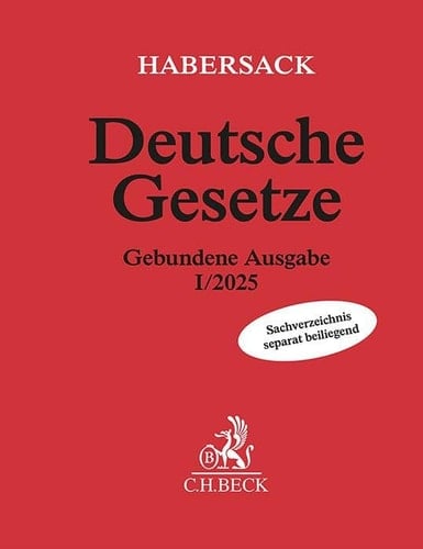 Deutsche Gesetze I/2025