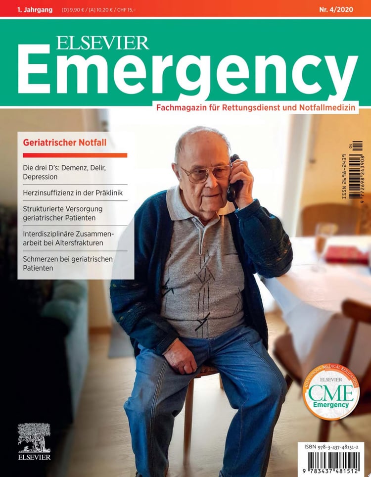 Elsevier Emergency. Geriatrischer Notfall. 4/2020