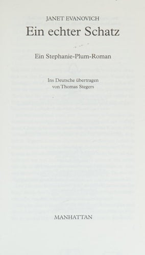 Ein echter Schatz ein Stephanie-Plum-Roman