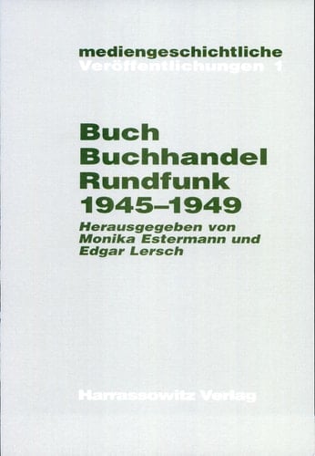 Buch, Buchhandel und Rundfunk 1945-1949