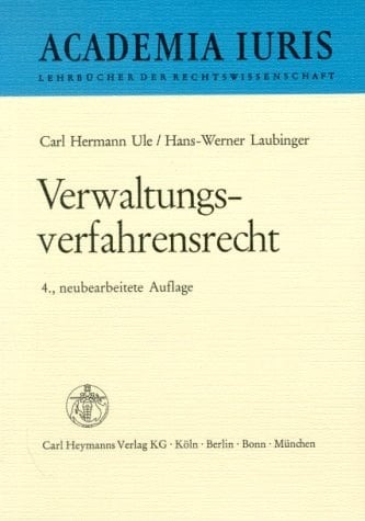 Verwaltungsverfahrensrecht ein Lehrbuch für Studium und Praxis