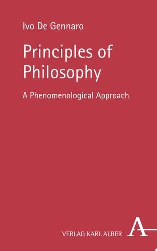 Principles of Philosophy A Phenomenological Approach