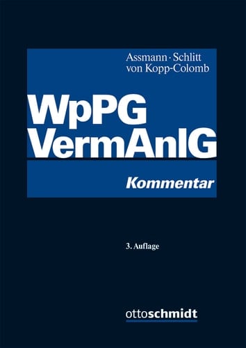 Wertpapierprospektgesetz/ Vermögensanlagengesetz Kommentar