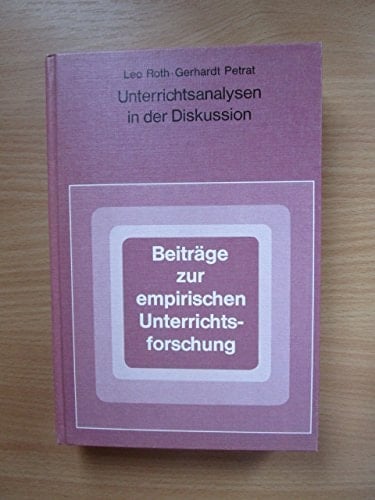 Unterrichtsanalysen in der Diskussion