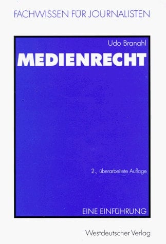 Medienrecht eine Einführung