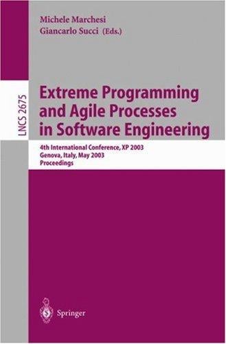 Extreme programming and agile processes in software engineering