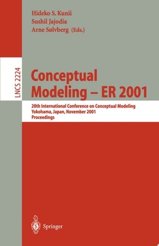 Conceptual Modeling - ER 2001