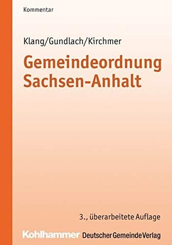 Gemeindeordnung Sachsen-Anhalt Kommentar