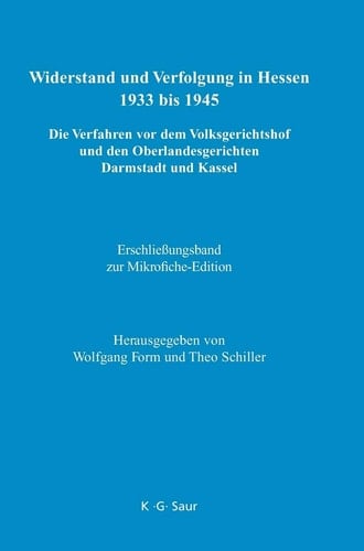 Erschließungsband Zur Mikrofiche-Edition