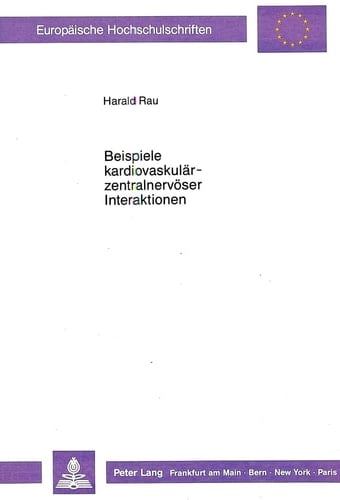 Beispiele kardiovaskulär-zentralnervöser Interaktionen die Barorezeptoren-Hypothese und die Amplitude der T-Welle des EKG