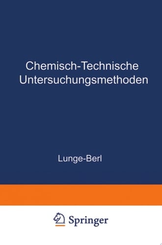 Chemisch-technische Untersuchungsmethoden