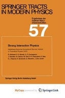 Strong Interaction Physics Heidelberg-Karlsruhe International Summer Institute in Theoretical Physics (1970)