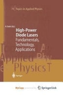 High-Power Diode Lasers Fundamentals, Technology, Applications