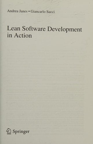 Lean Software Development in Action