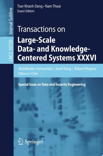 Transactions on Large-Scale Data- and Knowledge-Centered Systems XXXVI