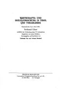 Wirtschafts- und Sozialforschung in Tirol und Vorarlberg: Festschrift für Univ.-Prof. DDr. Ferdinand Ulmer anlässlich der Vollendung seines 70. Lebensjahres (German Edition)