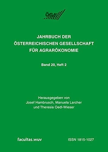 Beiträge der 20. ÖGA-Jahrestagung, die zum Generalthema "Land- und Ernährungswissenschaft 2020" an der Universität für Bodenkultur Wien am 23. und 24. September 2010 abgehalten wurde. 2 (2011)