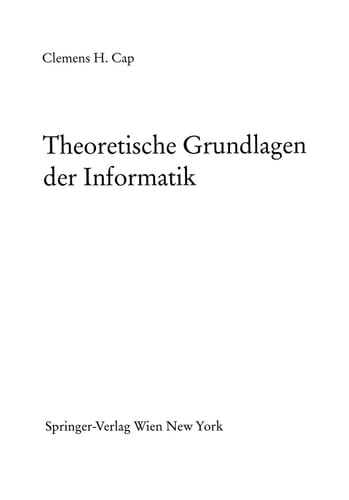 Theoretische Grundlagen der Informatik