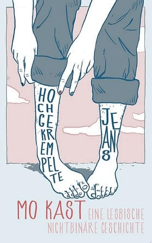 Hochgekrempelte Jeans eine lesbische, nichtbinäre Geschichte