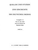 Die Deutschordensballei Westfalen von der Reformation bis zu ihrer Auflösung im Jahre 1809