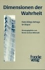 Dimensionen der Wahrheit Hans Küngs Anfrage im Disput