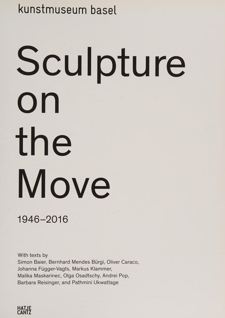 Sculpture on the Move 1946-2016