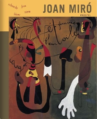 Joan Miro. Schnecke, frau, blume, stern.