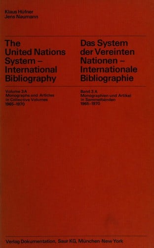 Monographs and Articles in Collective Volumes