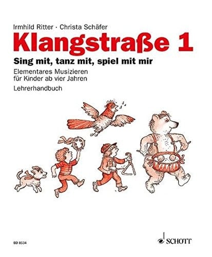 Klangstraße 1 und 2 - großes Kombi-Paket Lehrerordner 1 und 2 + Kinderhefte mit CD 1 und 2 + 2 Anwesenheitshefte + 2 Lehrer-CDs + Liederbuch. Paket