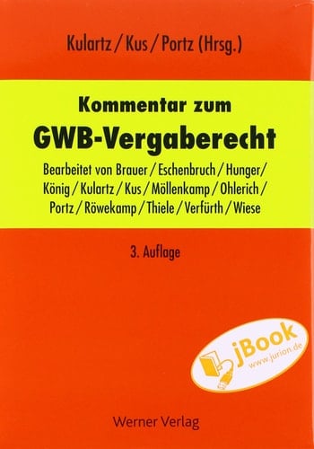 Kommentar zum GWB-Vergaberecht
