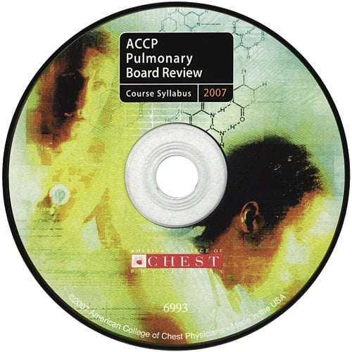 ACCP Pulmonary Board Review 2007 Course Syllabus