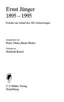 Ernst Jünger 1895 - 1995. Festakt aus Anlaß des 100.Geburtstages