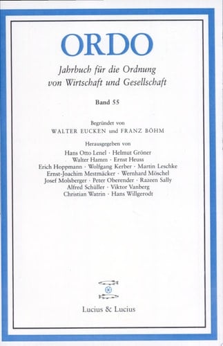 ORDO, Band 54 Jahrbuch für die Ordnung von Wirtschaft und Gesellschaft