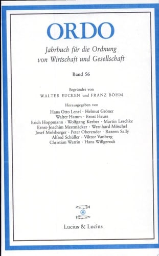 ORDO, Band 55 Jahrbuch für die Ordnung von Wirtschaft und Gesellschaft