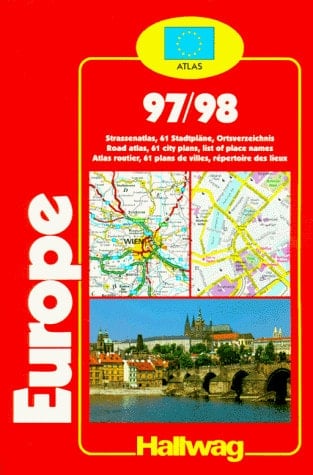 Europa Straßenatlas, 61 Stadtpläne, Ortsverzeichnis