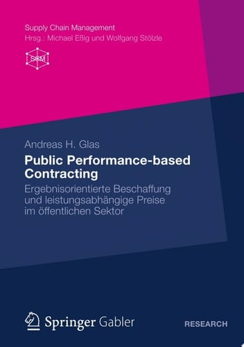 Public Performance-based Contracting