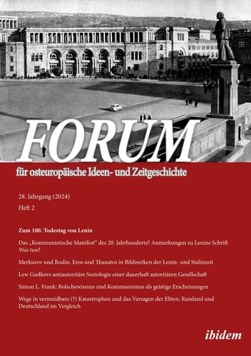 Forum für osteuropäische Ideen- und Zeitgeschichte Jahrgang 28,2