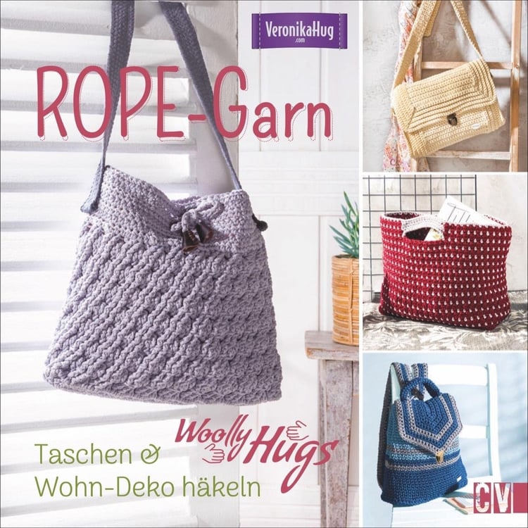 Woolly Hugs Rope-Garn Taschen & Wohn-Deko häkeln