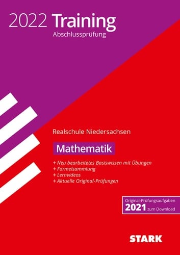 STARK Training Abschlussprüfung Realschule 2022 - Mathematik - Niedersachsen