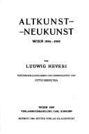 Altkunst-Neukunst : Wien 1894-1905