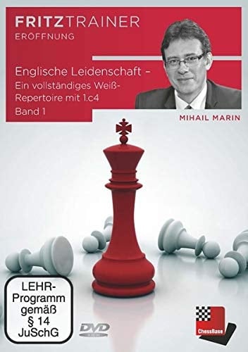 Englische Leidenschaft Vol. 1 - Ein vollständiges Weiß-Repertoire mit 1.c4 Fritztrainer - interaktives Video-Schachtraining