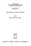 Gesprächsanalysen: Vorträge, gehalten anlässl. d. 5. Kolloquiums d. Inst. für Kommunikationsforschung u. Phonetik, Bonn, 14.-16. Oktober 1976 ... 1, Kommunikationsforschung) (German Edition)