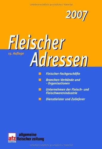 Fleischeradressen 2005