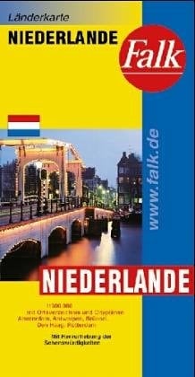 Internationale Länderkarte 1:300 000: Mit Ortsverzeichnis = Netherlands = Les Pays-Bas (Falk Plan) (German Edition)