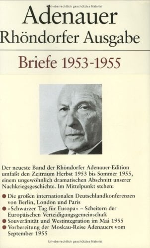 Rhöndorfer Ausgabe. Briefe : 1953 - 1955