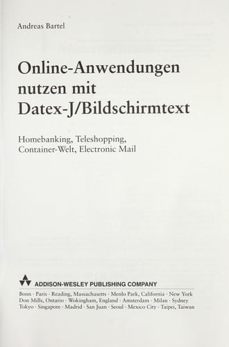 Online-Anwendungen nutzen mit Datex-J-Bildschirmtext