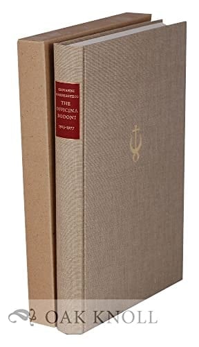 Die Officina Bodoni: Das Werk einer Handpresse, 1923-1977 (German Edition)
