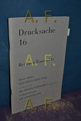 Auschwitz kein Ende ein Gespräch (1992)